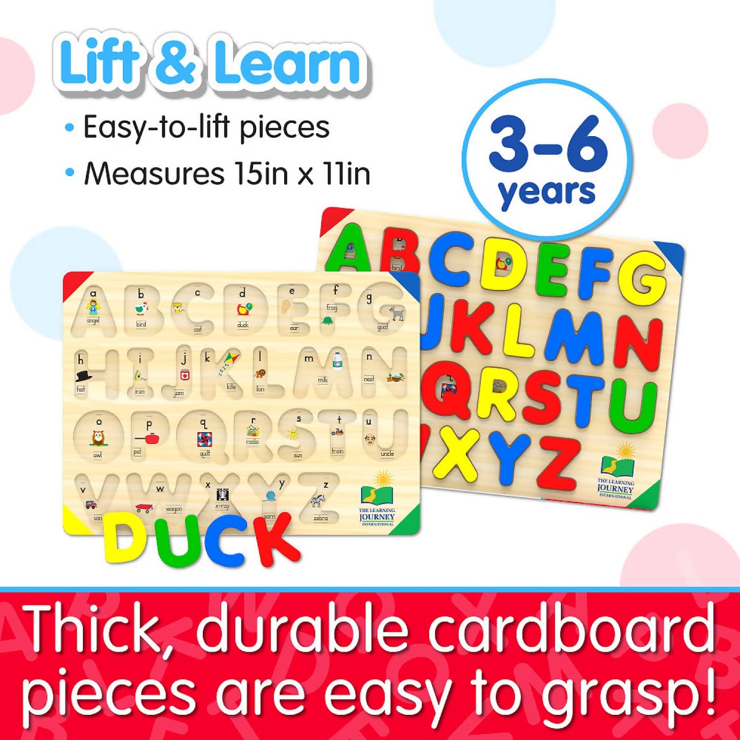 The Learning Journey - Lift & Learn ABC Puzzle