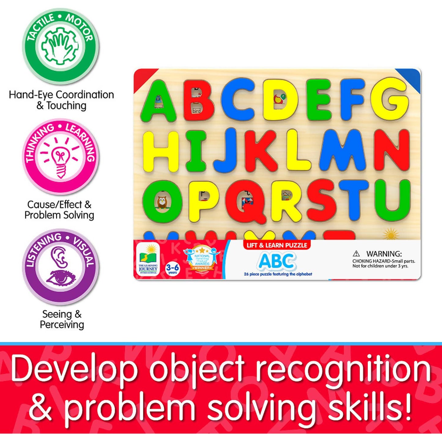 The Learning Journey - Lift & Learn ABC Puzzle
