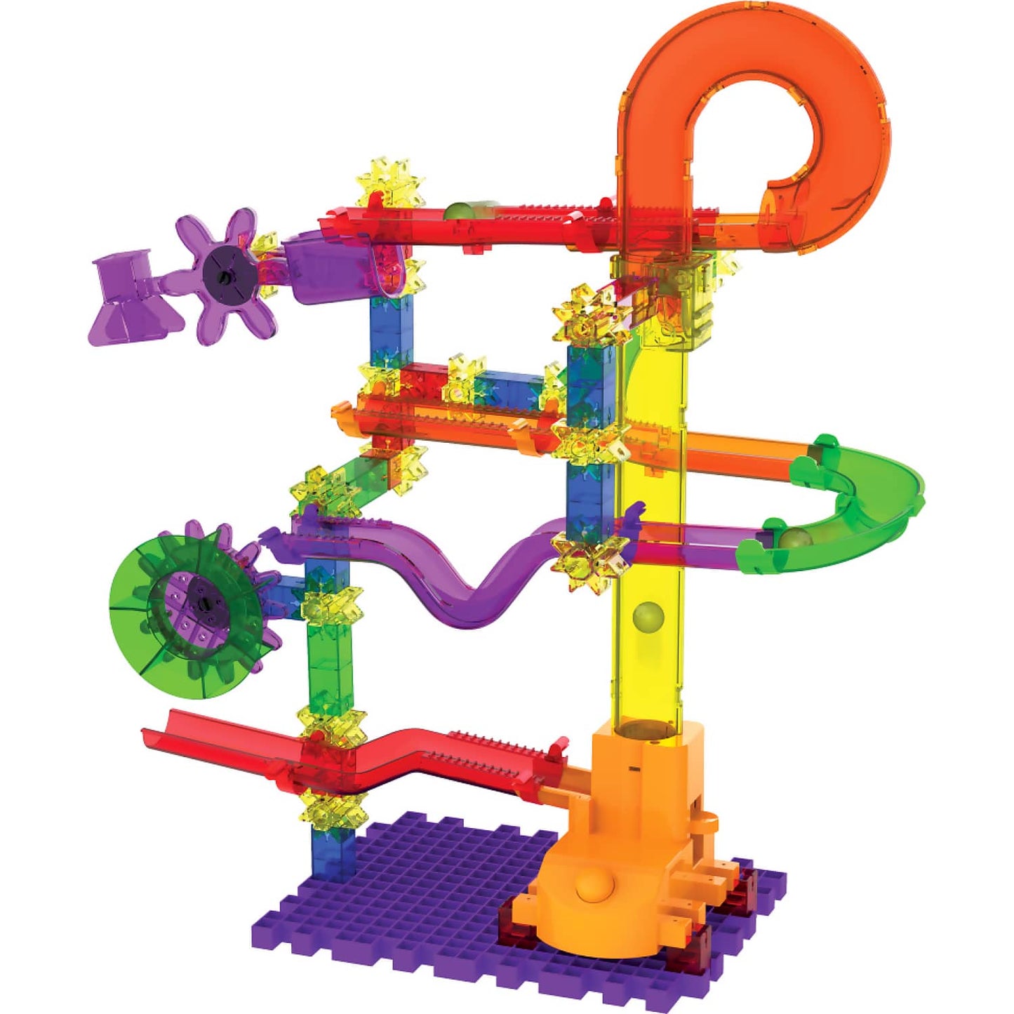 The Learning Journey - Techno Gears Marble Mania Catapult 3.0 STEM Construction Set (80+ Pieces)