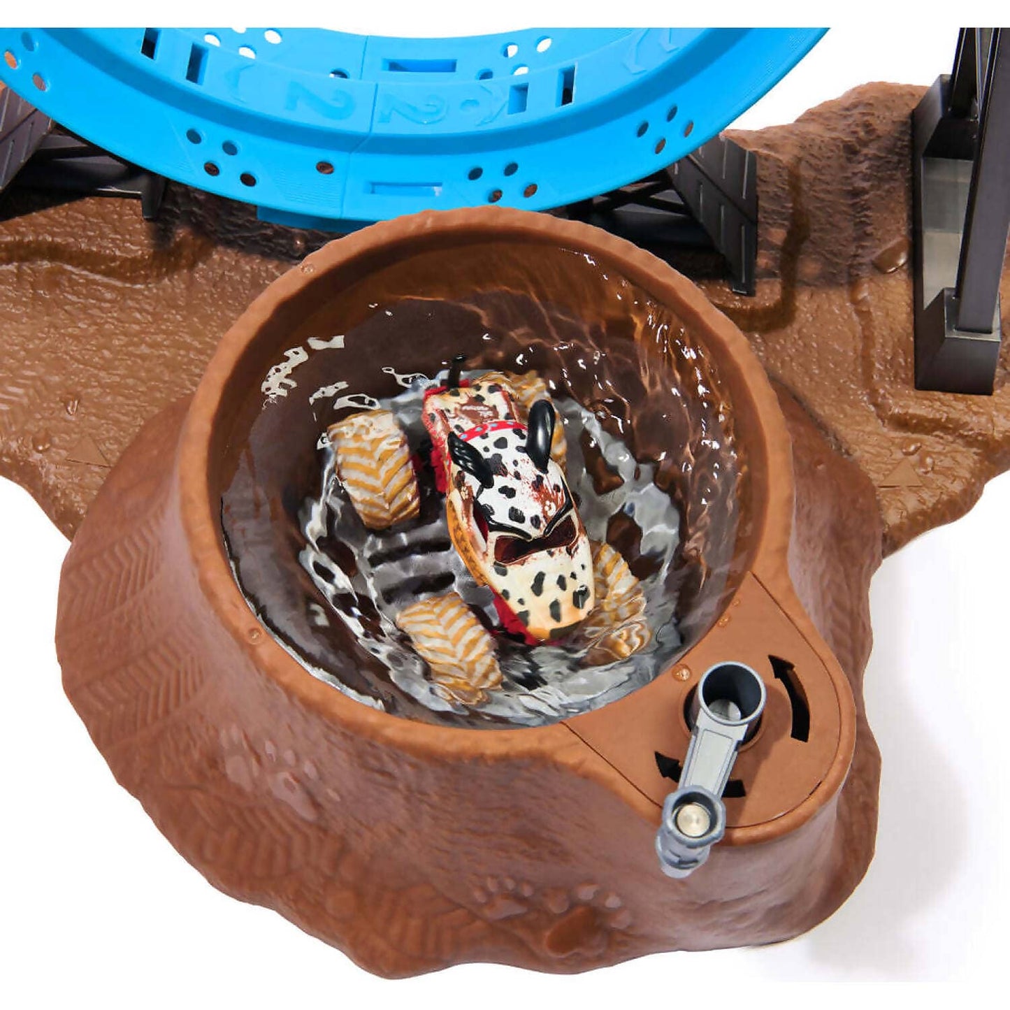Monster Jam - 1:64 Mud Blasters Dunk Tank Playset - Monster Mutt Dalmation - Spin Master