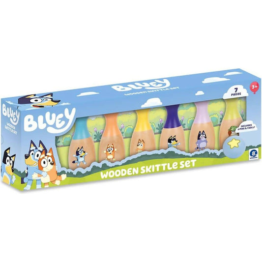 Bluey - Wooden Skittle Set - Jasnor