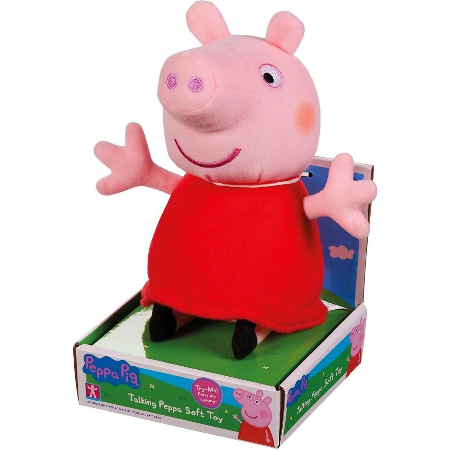 Peppa Pig - Talking Peppa Plush Soft Toy - Jasnor