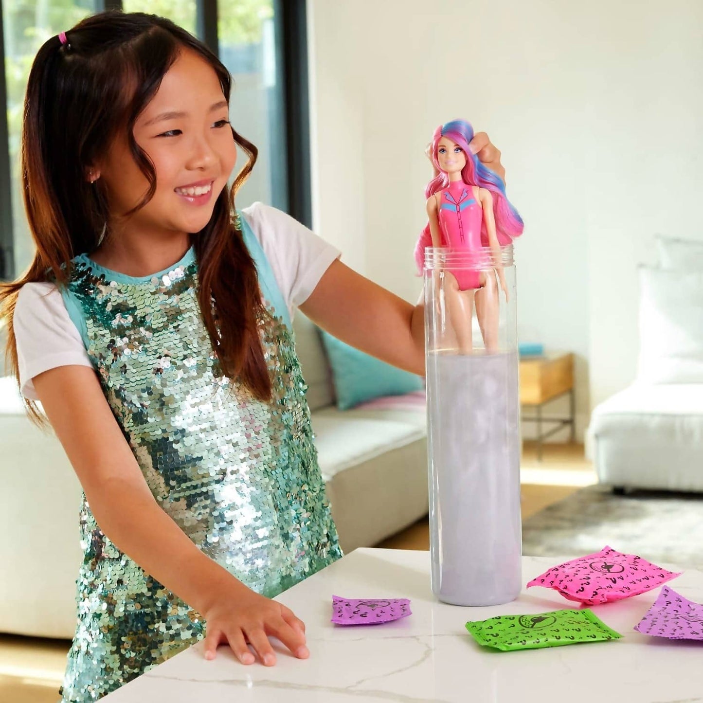 Barbie - Color Reveal Disco Star Series Fashion Doll & Accessories With 6 Surprises - Mattel