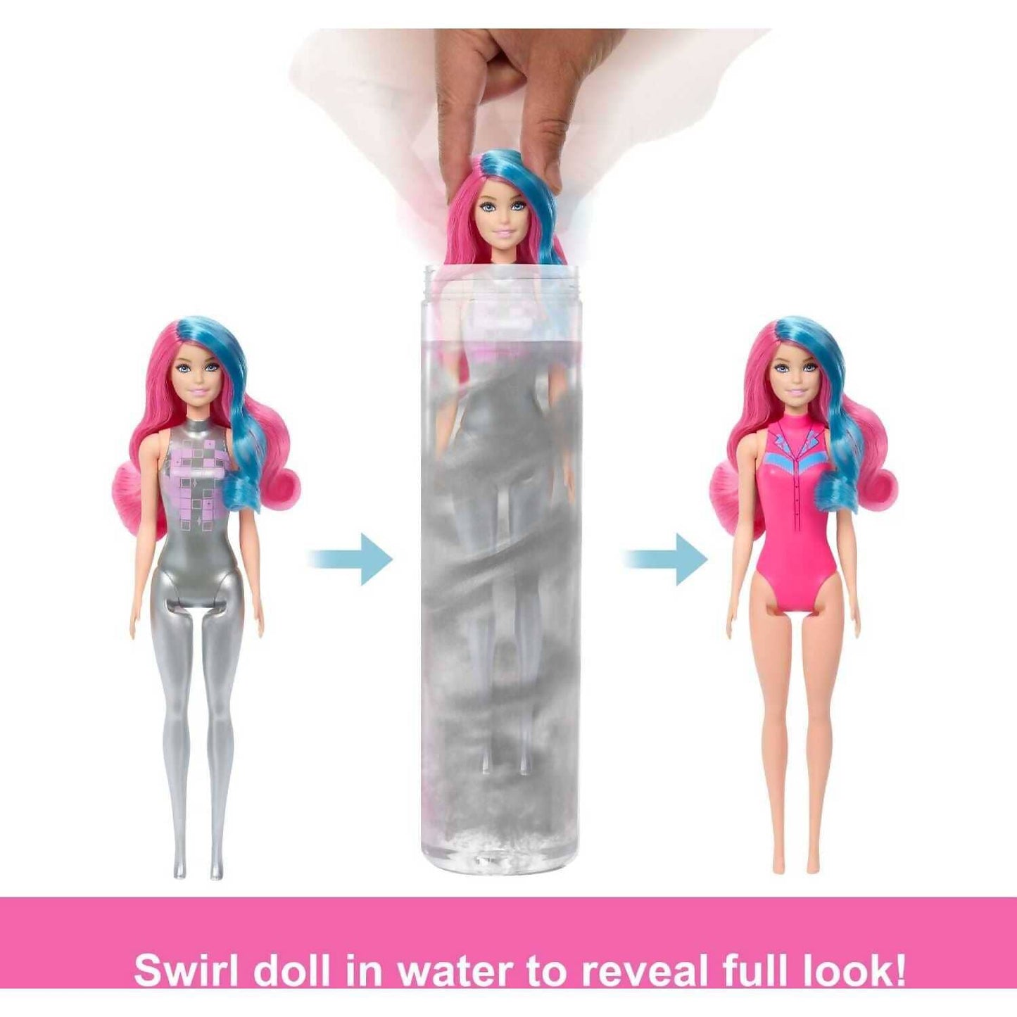 Barbie - Color Reveal Disco Star Series Fashion Doll & Accessories With 6 Surprises - Mattel