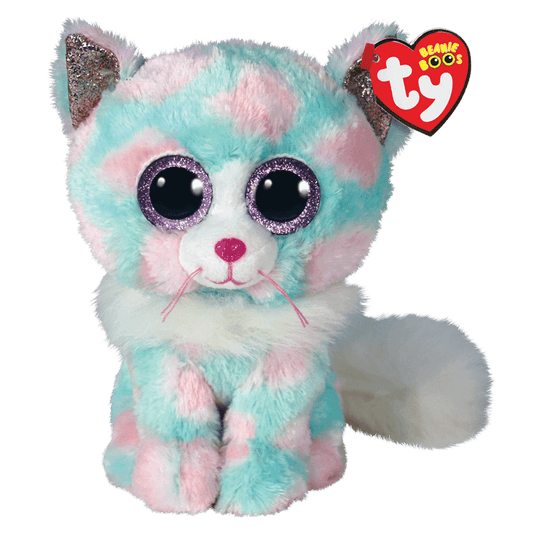 Ty Beanie Boos - Opal - Pastel Cat 15cm Small