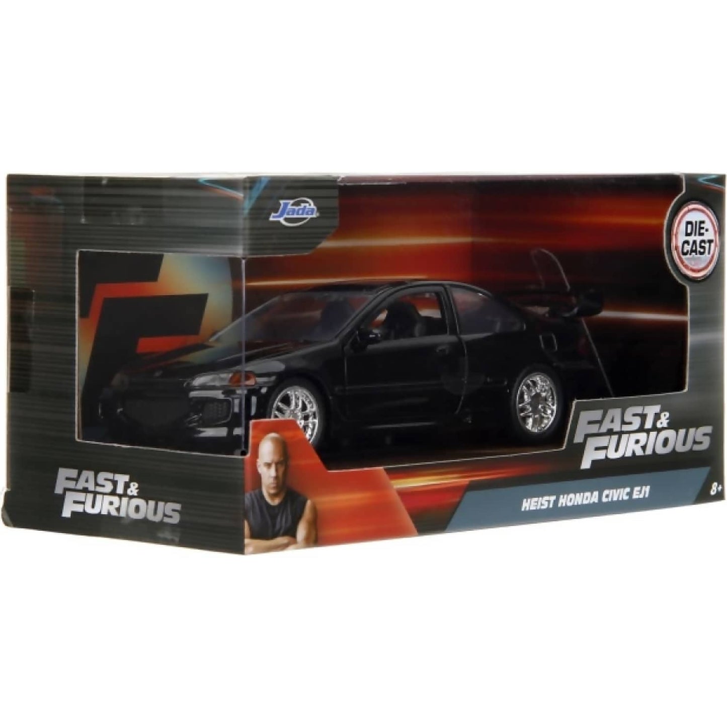 Jada Toys - Fast & Furious - Heist Honda Civic EJ1 1:32 Scale Diecast Vehicle