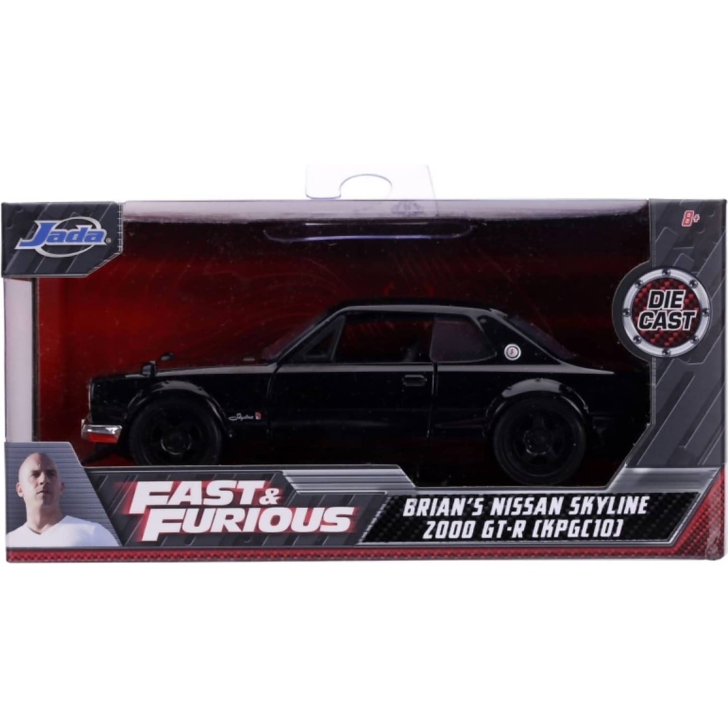 Jada Toys - Fast & Furious - Brian's 1971 Nissan Skyline 2000 GT-R 1:32 Scale Diecast Vehicle