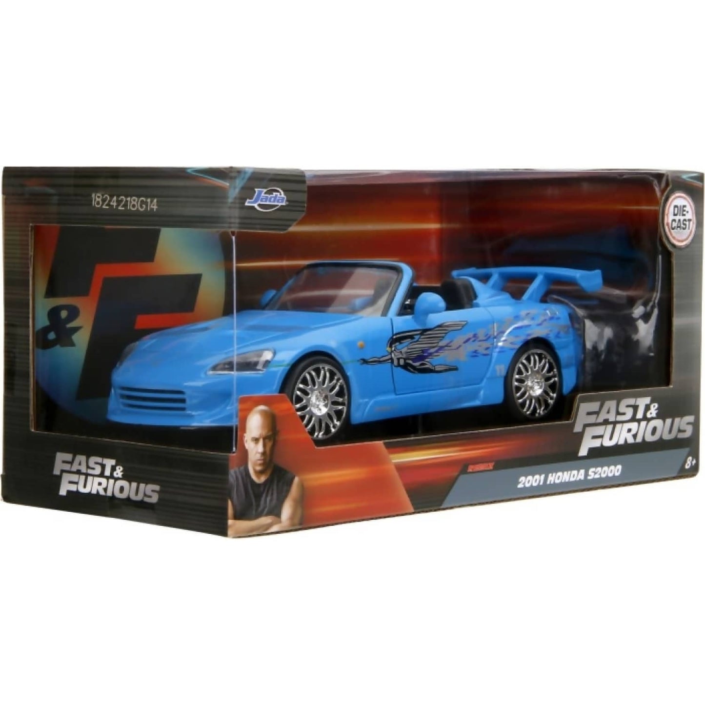 Jada Toys - Fast & Furious - 2001 Honda S2000 1:24 Scale Diecast Vehicle
