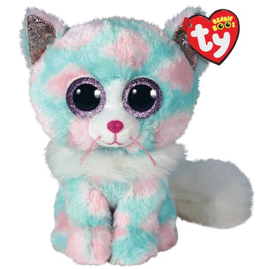 Ty Beanie Boos - Opal - Pastel Cat  23cm Medium