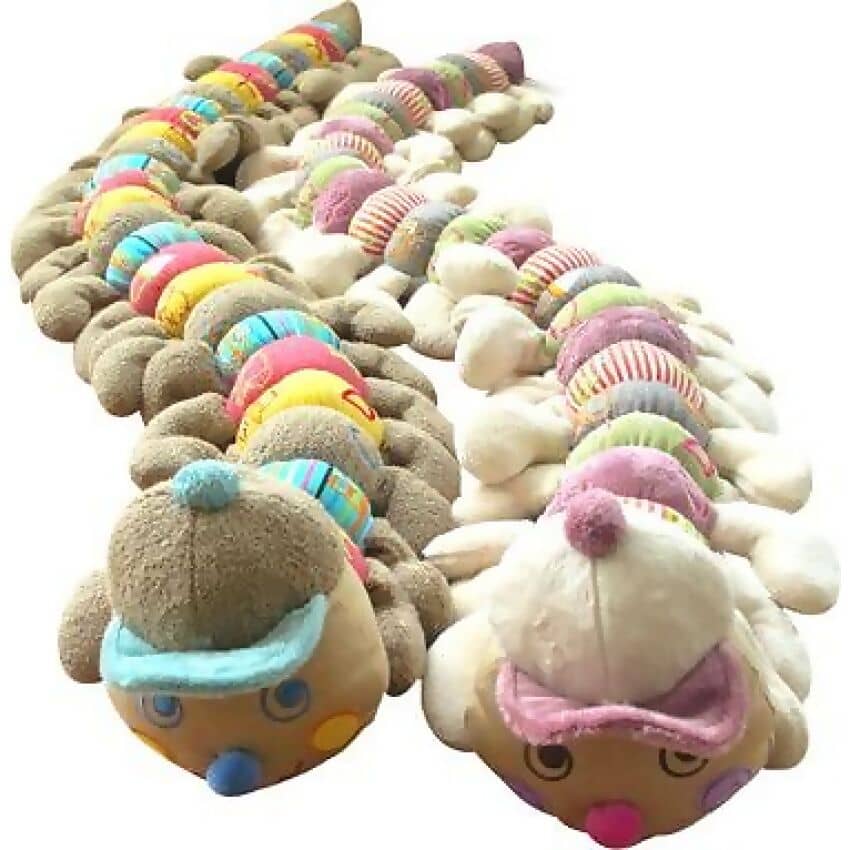 Cotton Candy - Baby Boo Alphabet Caterpillar 160cm Plush Assorted (1 Unit Only Will Be Selected At Random) 