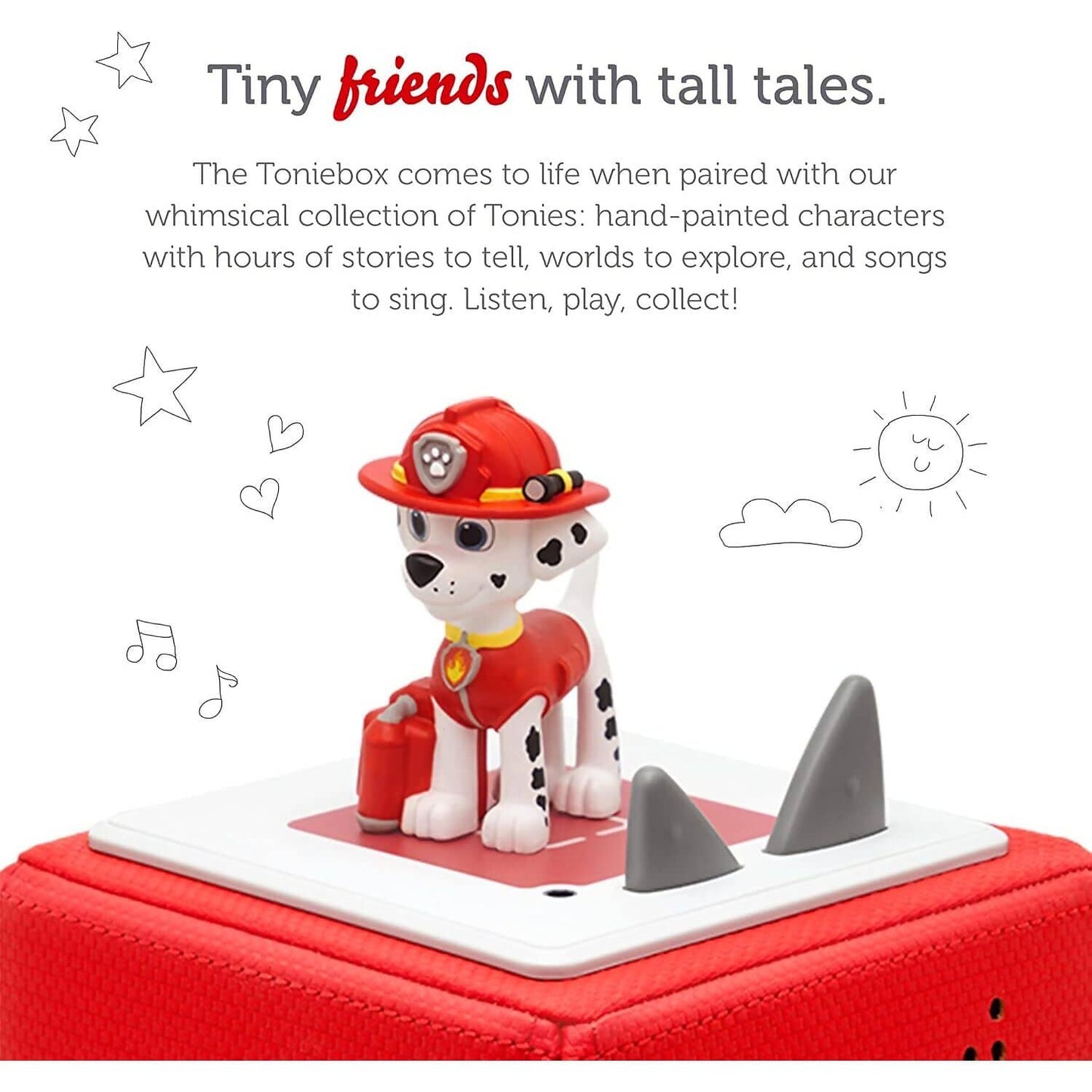 Tonies - Paw Patrol Jungle Pups Marshall : Tonie Audio Character (Toniebox Not Included)