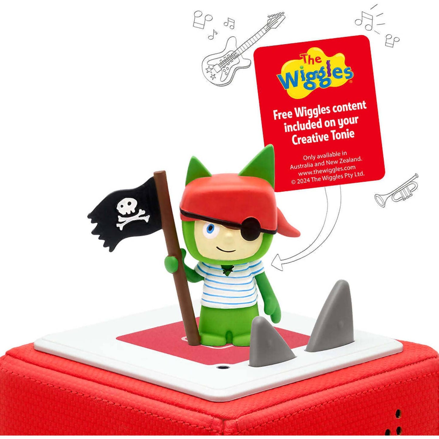 Tonies - Creative Tonie X The Wiggles Pirate Tonie Audio Character (Toniebox Not Included)