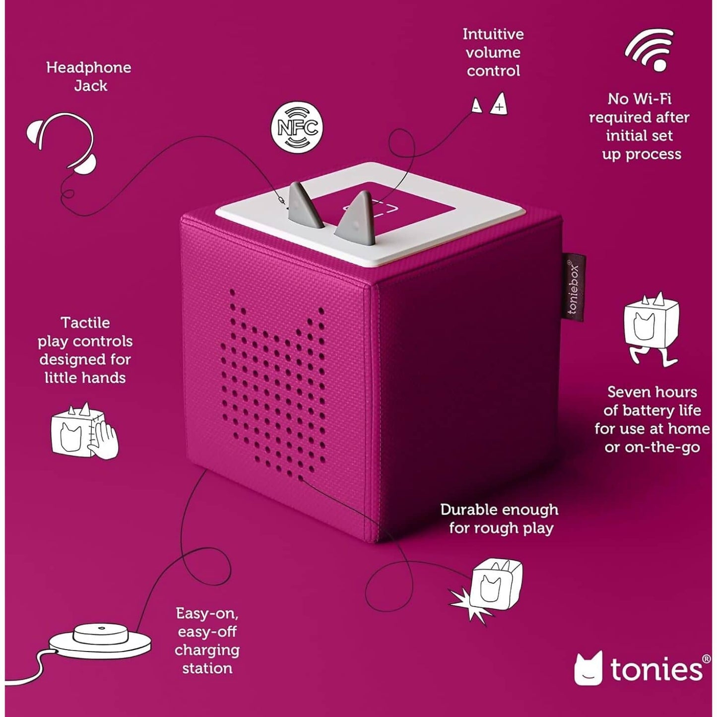 Tonies - Toniebox Playtime Puppy Starter Set - Purple Colour