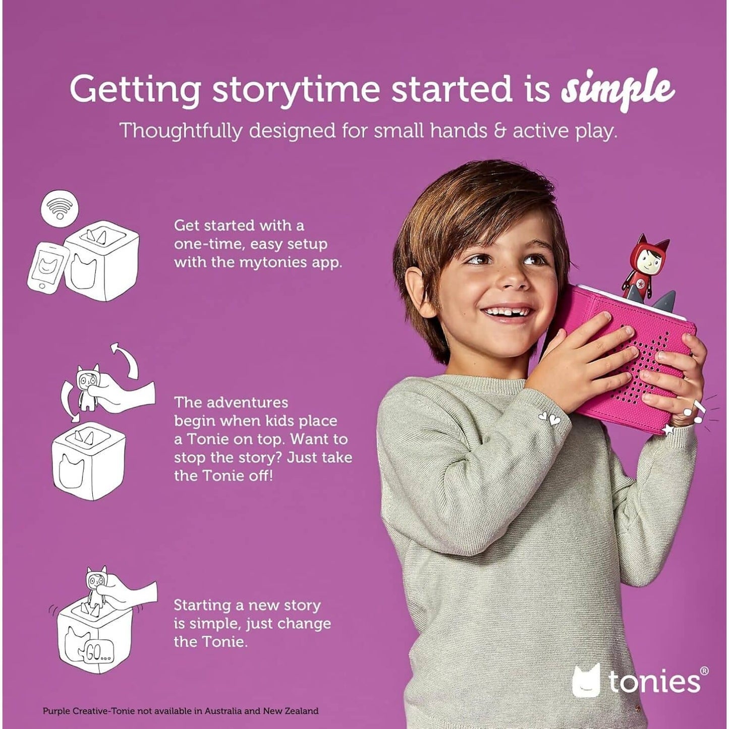 Tonies - Toniebox Playtime Puppy Starter Set - Purple Colour