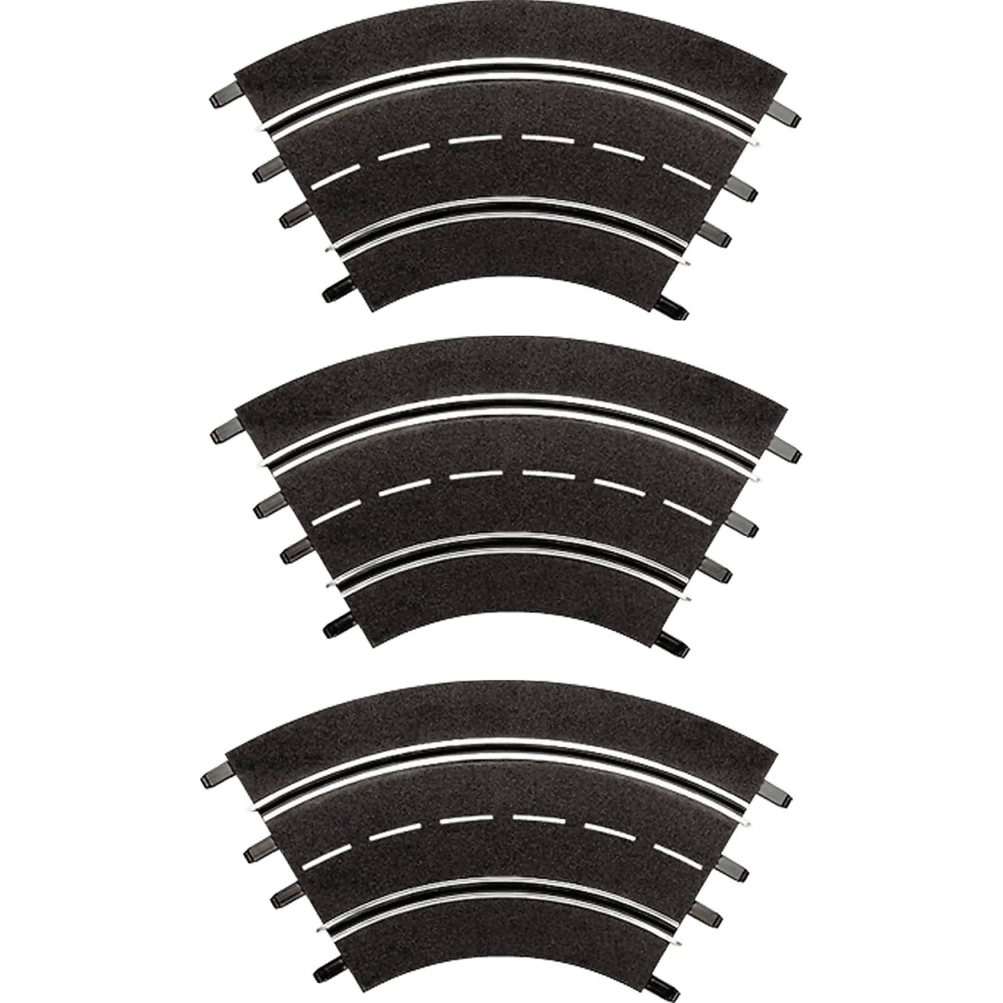 Carrera Digital 1:32 Accessories - Curve 1/60° (3) 3 x track pieces - Slot Car Track Accessories also Suits 1:24 & Evolution