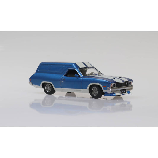DDA Collectibles 1:32 Scale - Dark Blue White Stripes XC Panel Van - Diecast Model