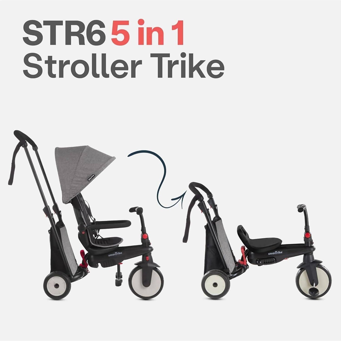 SmarTrike - Str3 Journey Folding Stroller Trike Grey