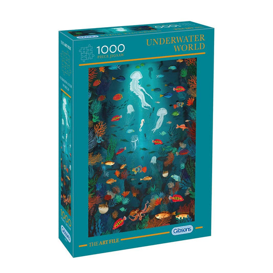Gibsons - The Art File: Underwater World - Jigsaw Puzzle 1000pc