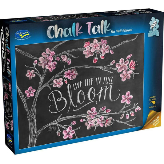 Holdson - Chalk Talk In Full Bloom Jigsaw Puzzle 1000 Pieces