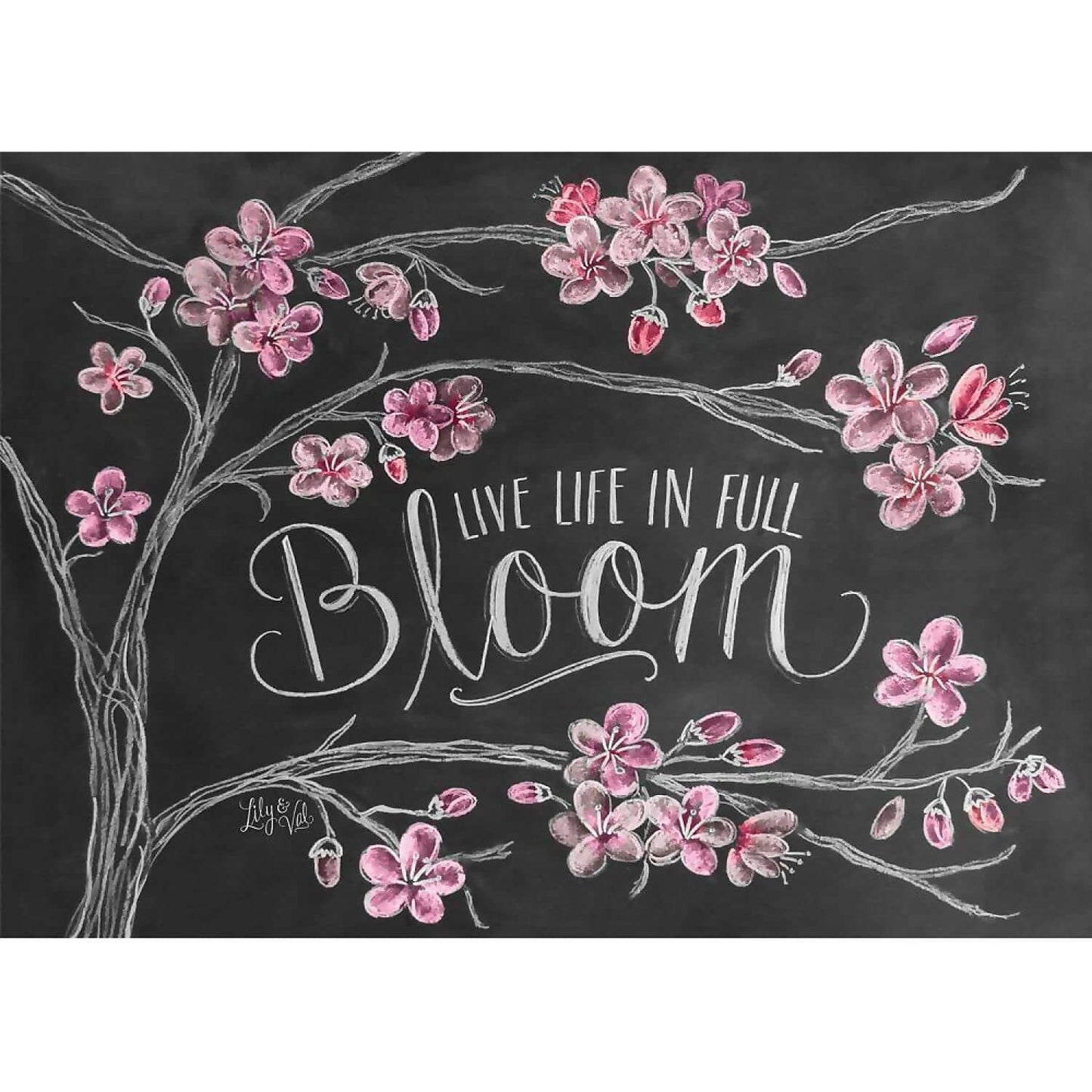 Holdson - Chalk Talk In Full Bloom Jigsaw Puzzle 1000 Pieces