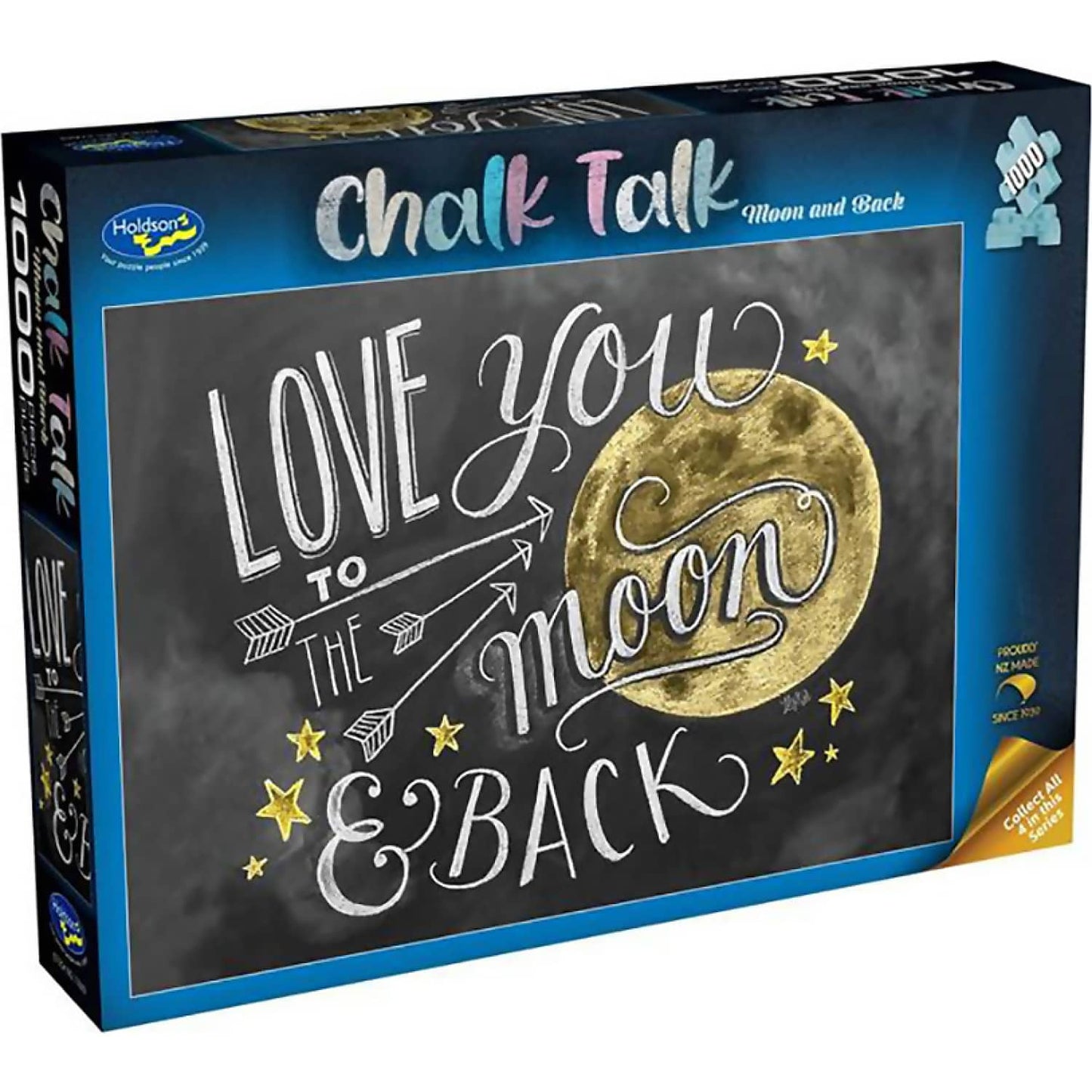 Holdson - Chalk Talk Love You To The Moon & Back - Jigsaw Puzzle 1000 Pieces