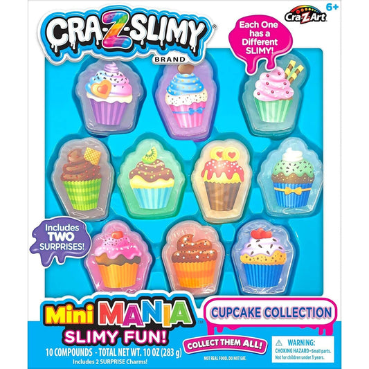Cra-z-art - Cra-z-slimy Mini Mania Slimy Fun Cupcake Collection