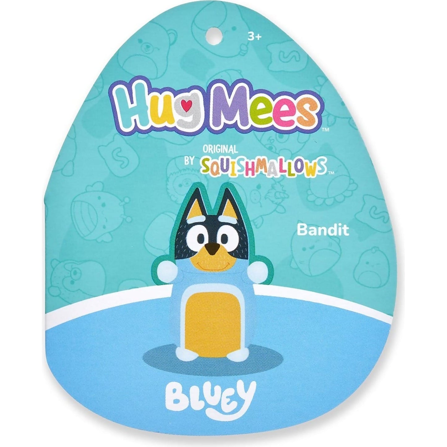 Squishmallows - HugMees Bluey Bandit 10-inch Plush