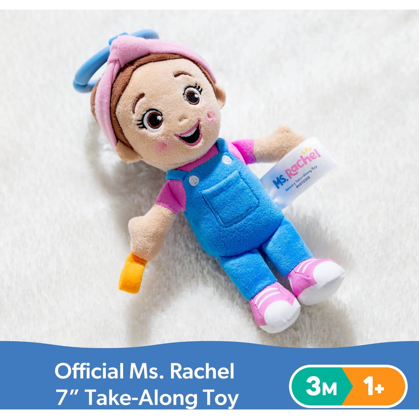 Ms. Rachel - Sensory Take Along Teething Rattle Toy