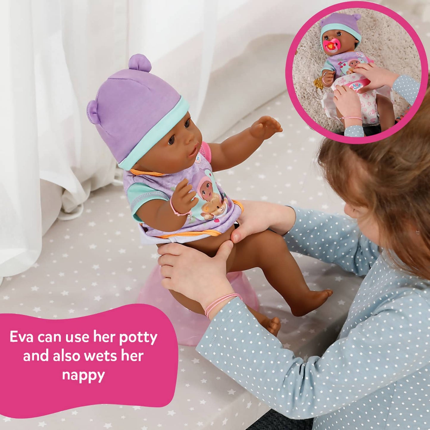 Baby Born - Eva Baby Doll 43cm