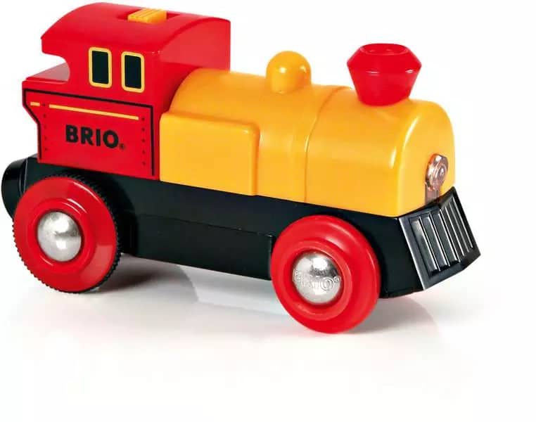 Brio World - Two-way Battery Powered Toy Train Engine for Wooden Railway Set
