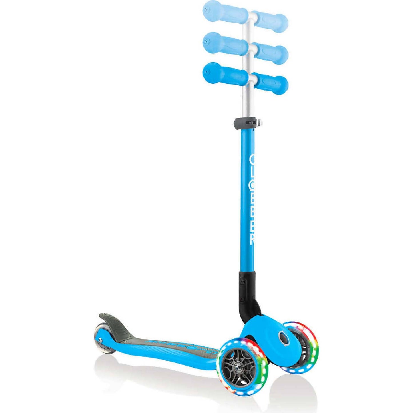 Globber - Primo Scooter Foldable Lights - Sky Blue