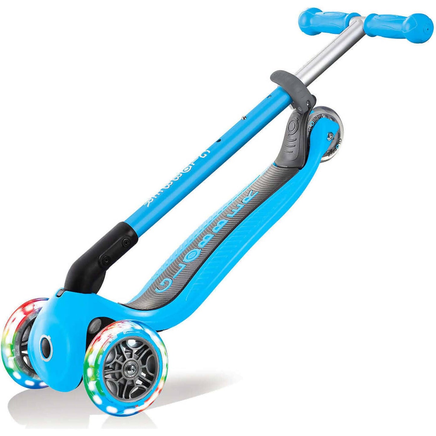 Globber - Primo Scooter Foldable Lights - Sky Blue