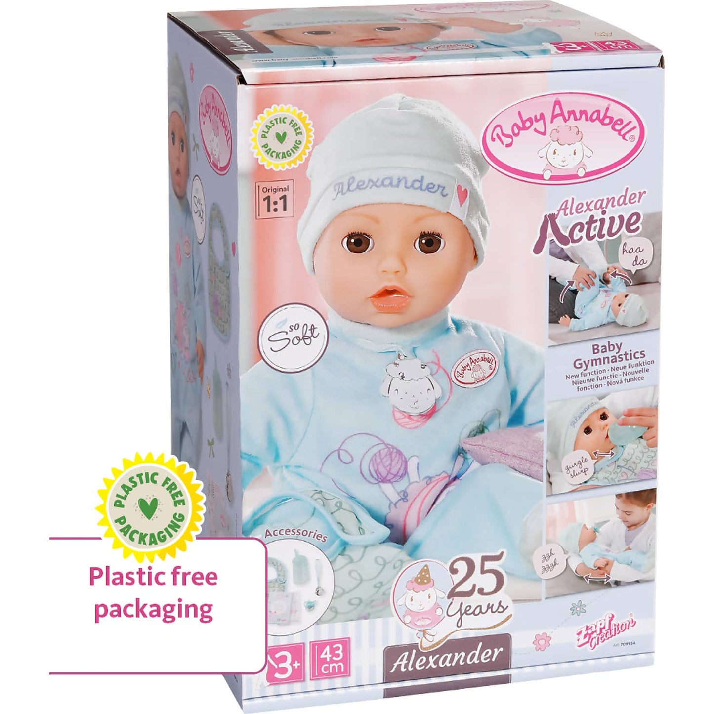 Baby Annabell - Active Alexander Interactive Doll 43cm
