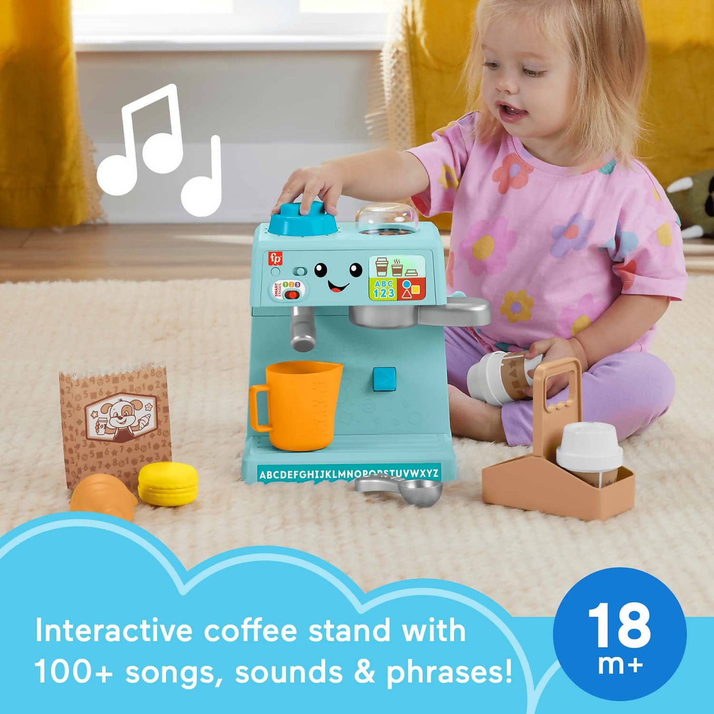 Fisher-Price - Laugh & Learn Learn & Serve Coffee Cafe - Mattel
