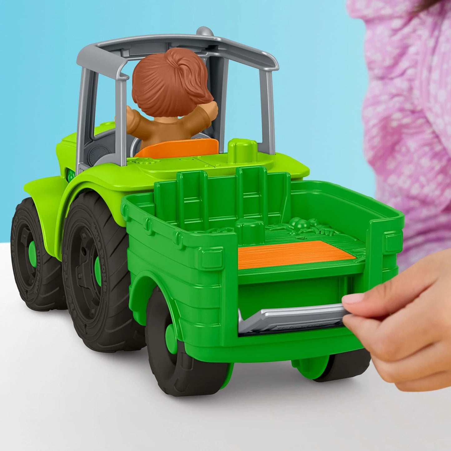 Fisher-Price - Little People Push & Play Tractor - Mattel