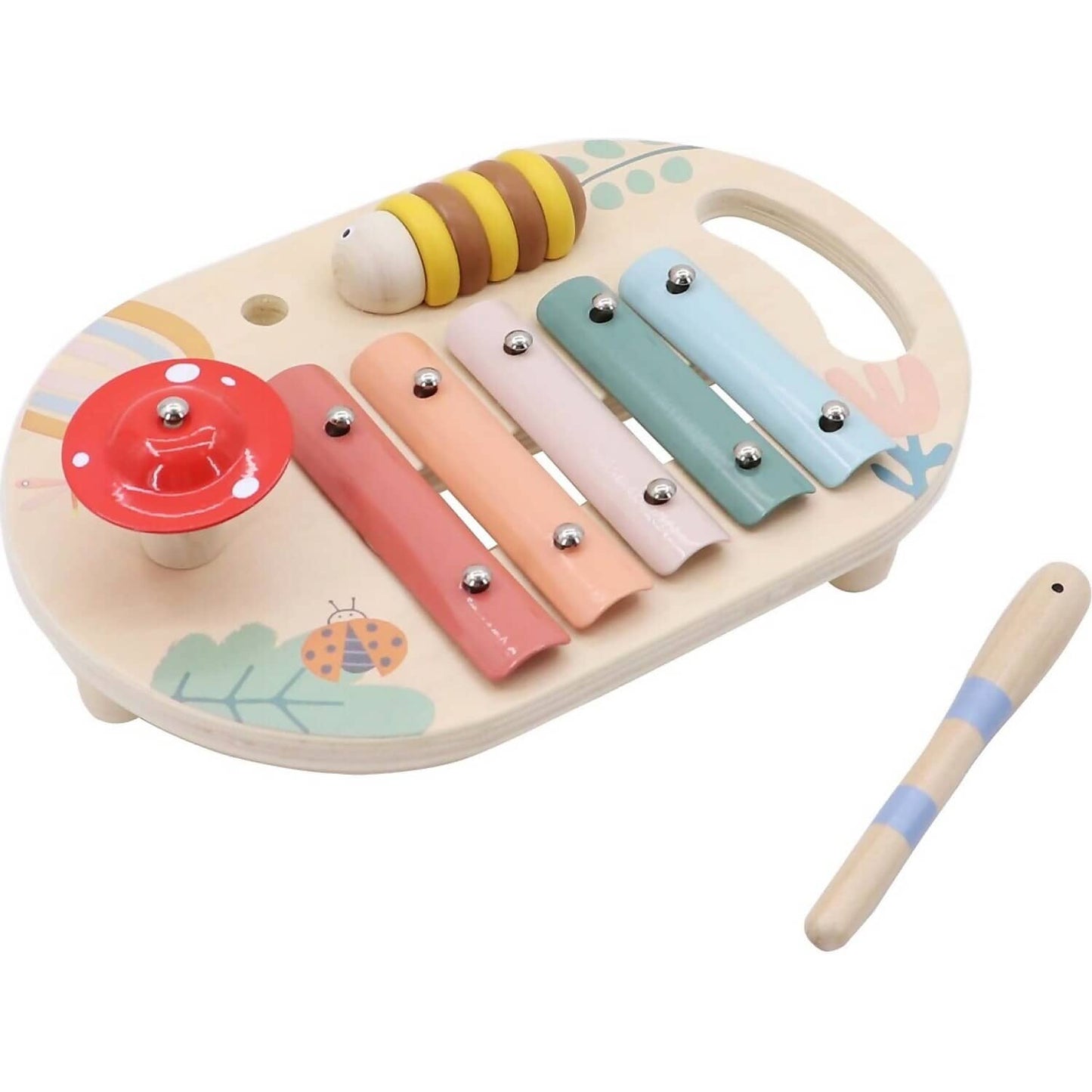Kaper Kidz - Wooden Spring Insect Music Table