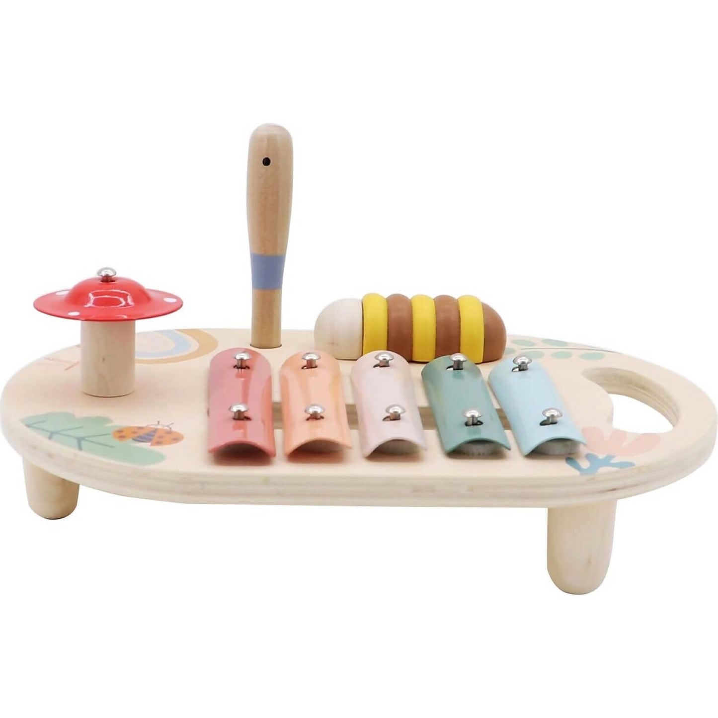 Kaper Kidz - Wooden Spring Insect Music Table