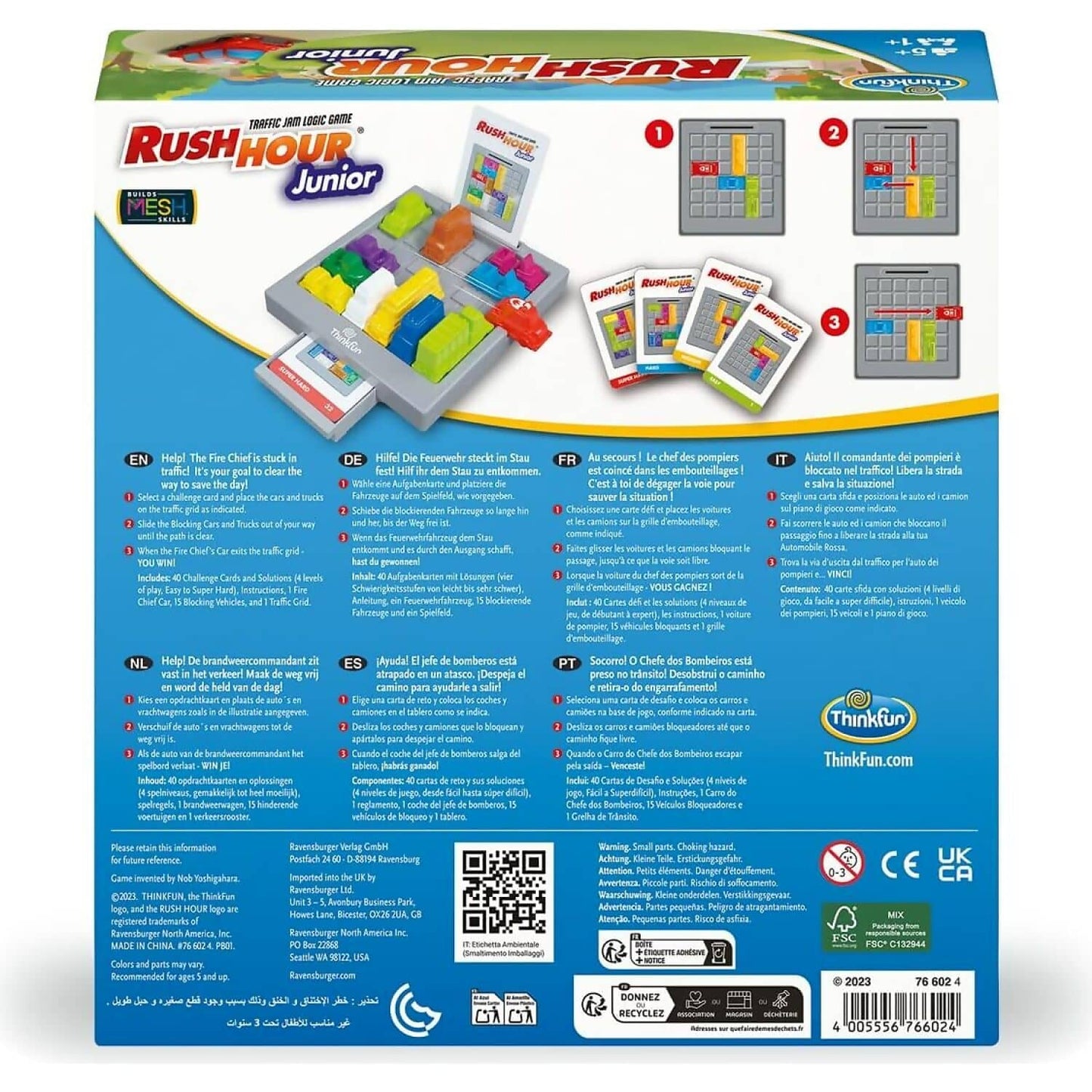 Thinkfun - Rush Hour Junior Logic Game