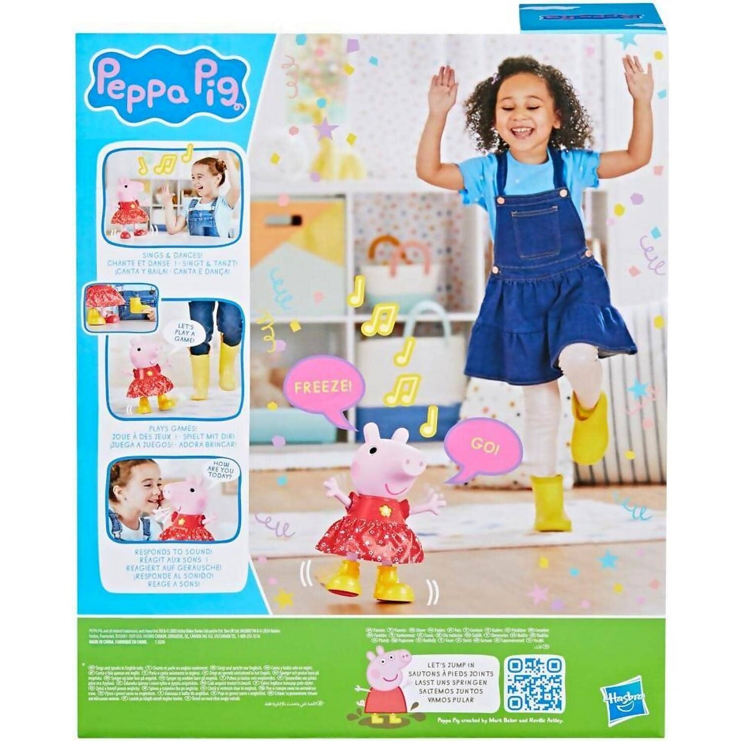 Peppa Pig - Peppa’s Muddy Puddles Party Doll Musical Toy - Hasbro