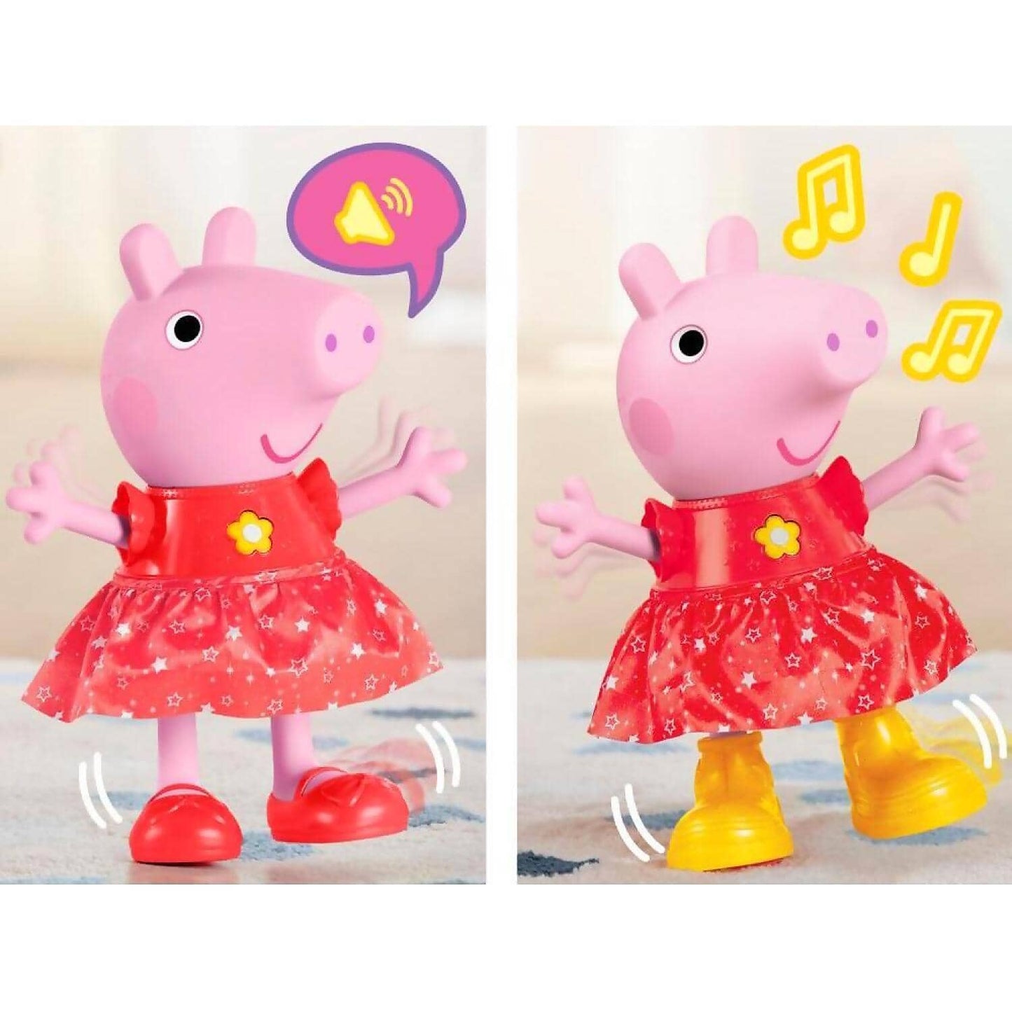 Peppa Pig - Peppa’s Muddy Puddles Party Doll Musical Toy - Hasbro