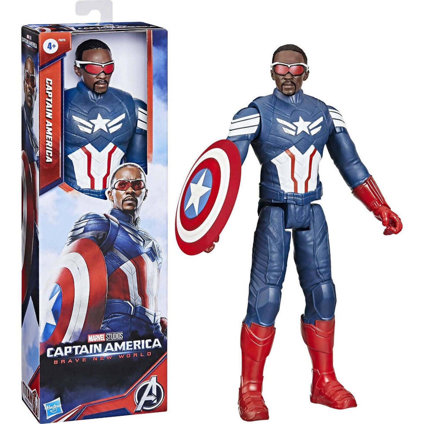 Marvel Studios - Captain America Brave New World Titan Hero Series Captain America 12-inch Action Figure
