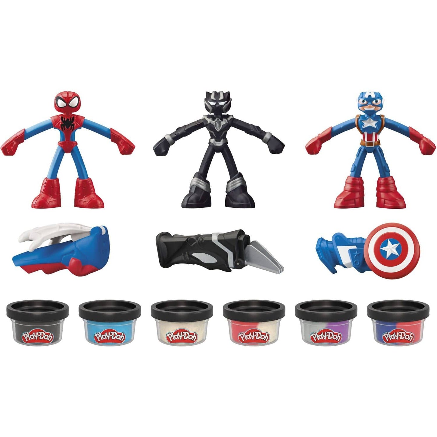 Play-Doh - Marvel Hero Adventure Playset With 3 Marvel Action Figures And Accessories - Hasbro