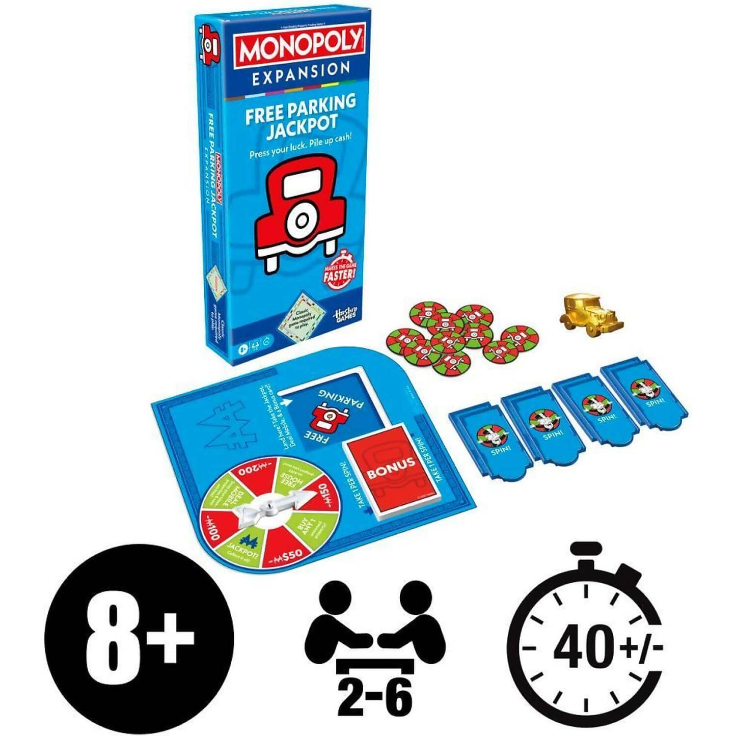 Monopoly Expansion - Free Parking Jackpot - Hasbro