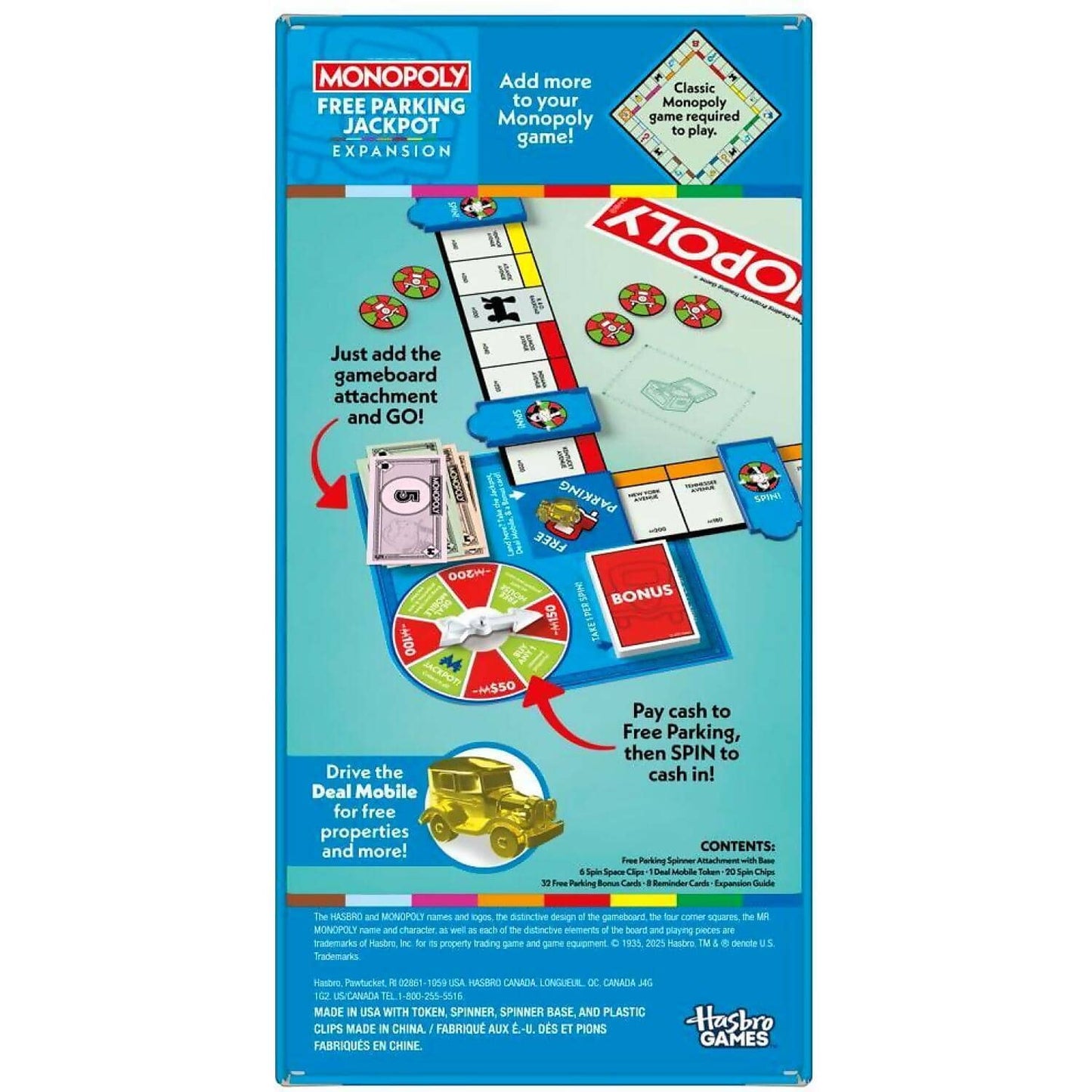 Monopoly Expansion - Free Parking Jackpot - Hasbro