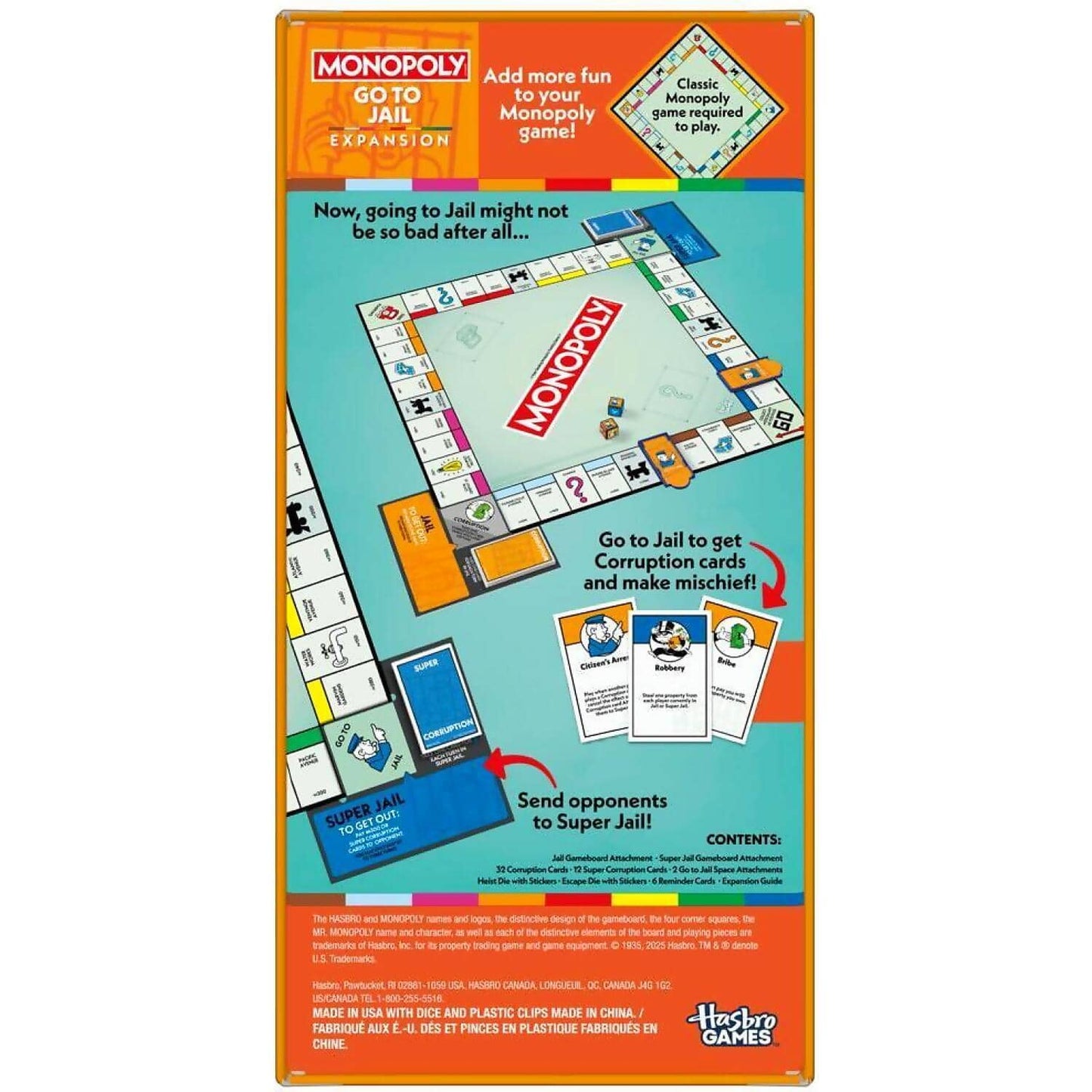 Monopoly Expansion - Go To Jail - Hasbro