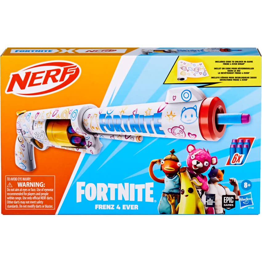 Nerf - Fortnite Frenz 4 Ever Dart Blaster - Hasbro