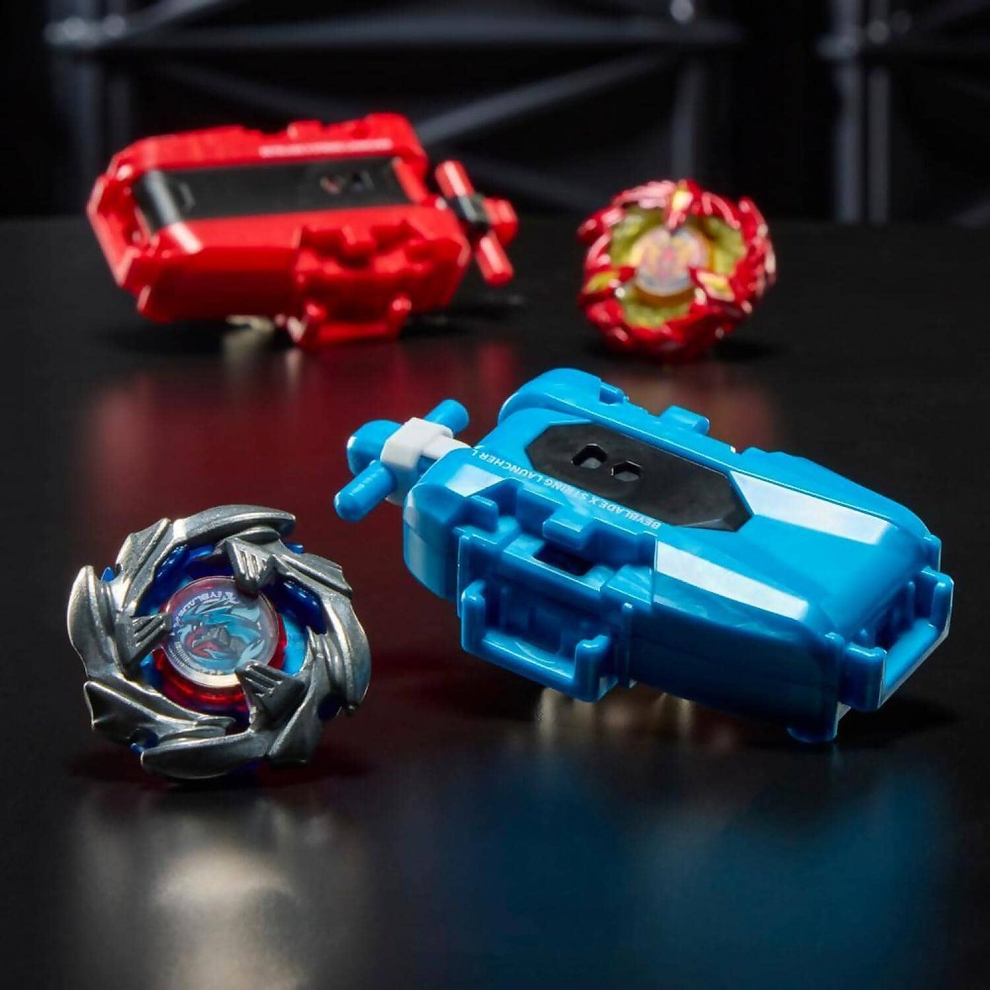 Beyblade X - Cobalt Dragoon 2-60C Deluxe Left-spin String Launcher Set