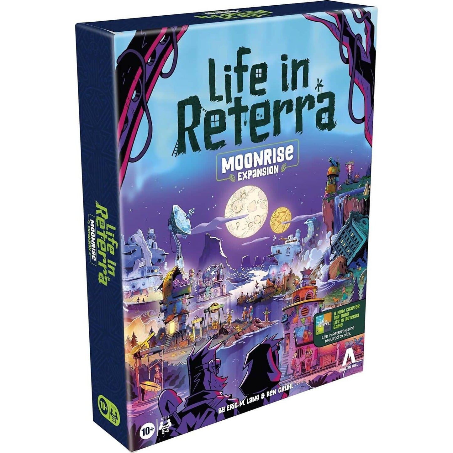 Avalon Hill - Life In Reterra Moonrise Game Expansion - Hasbro Games