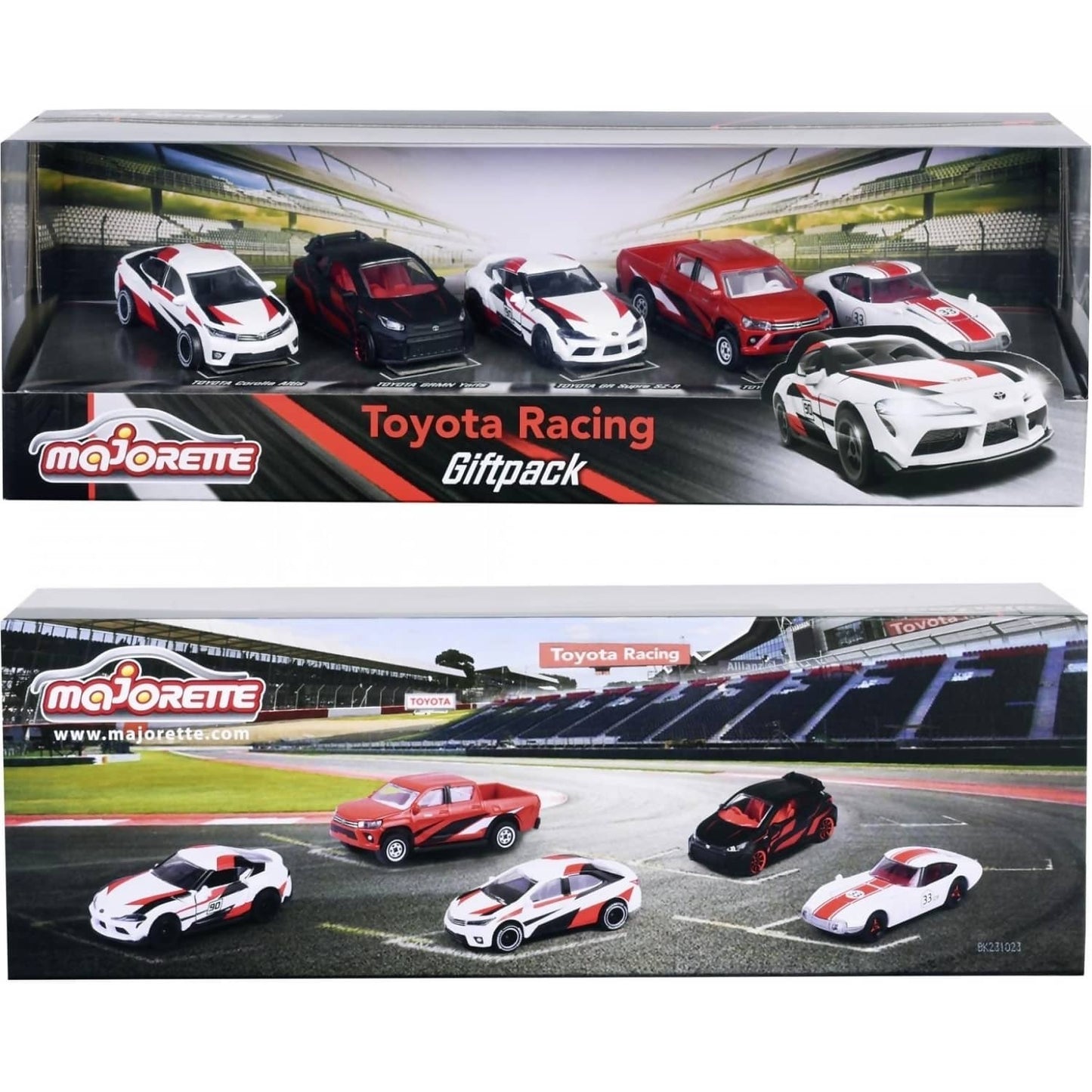 Majorette - Toyota Racing 5 Pieces Giftpack