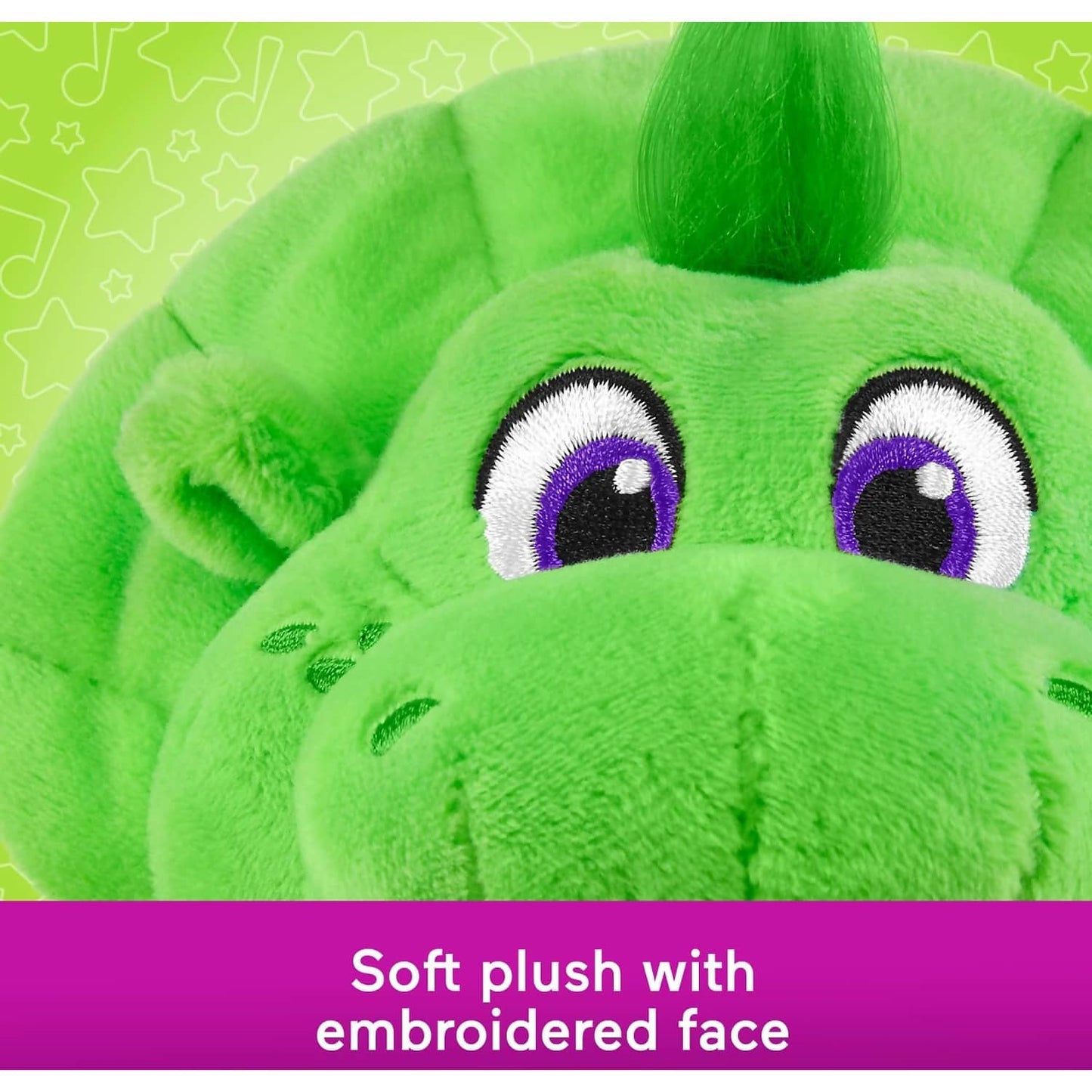 Fisher-Price - Barney's World 8-inch Plush Baby Bop Toy Dinosaur - Mattel